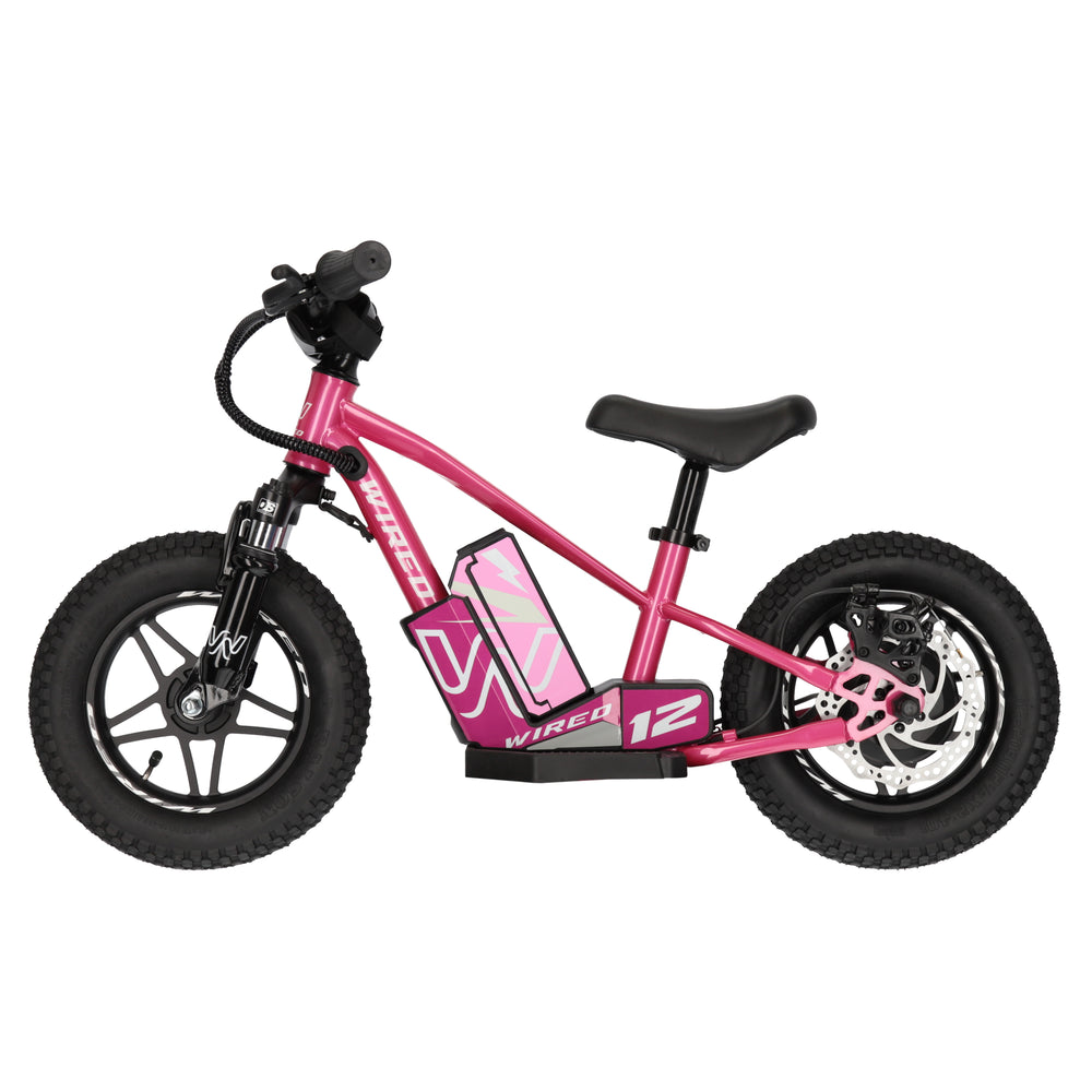 Wired 12" Electric Balance Bike PINK