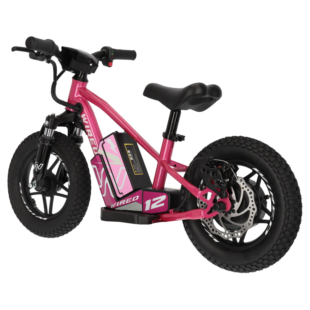 Wired 12" Electric Balance Bike PINK