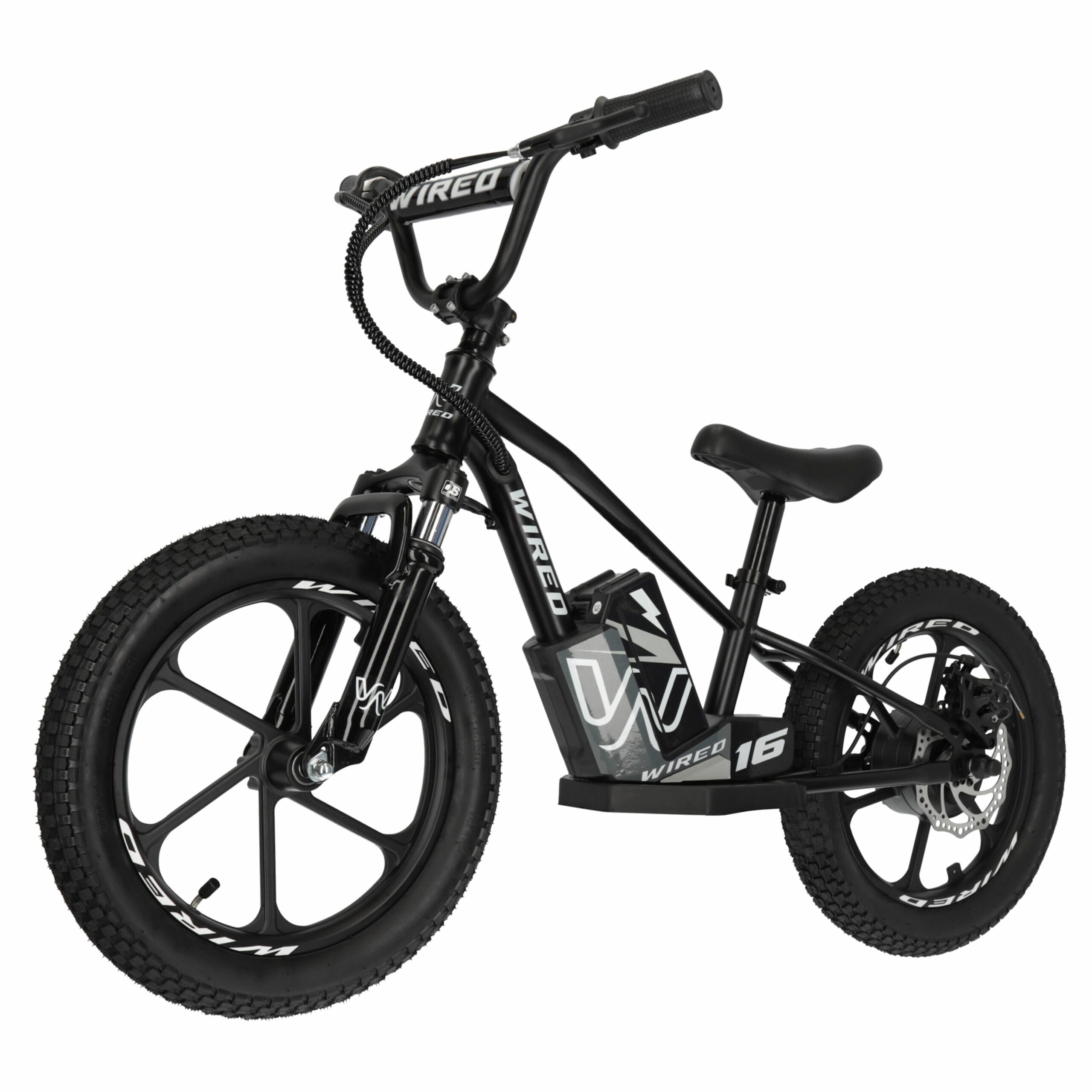 Wired 16" Electric Balance Bike MKII – Matte Black