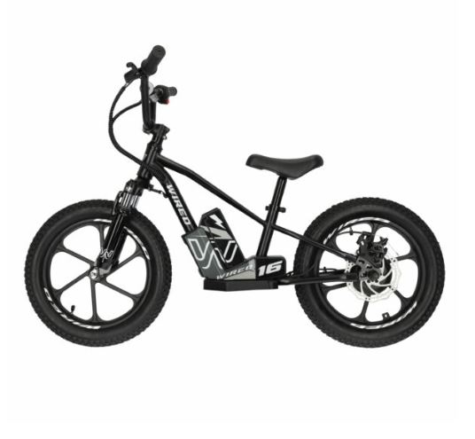 Wired 16" Electric Balance Bike MKII – Matte Black