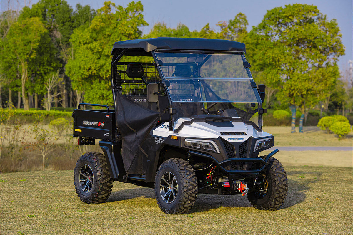 Crossfire E10 Lithium – 4WD Electric UTV with LiFePO₄ Battery, CarPlay &amp; Tipping Tray